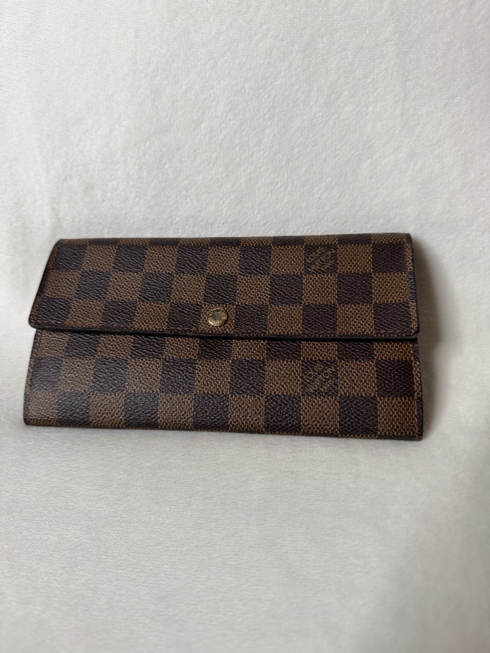 Louis Vuitton Damier Ebene Sarah Long Wallet - Picture 3 of 10